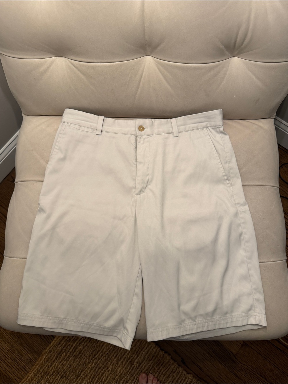 Men's NikeGolf Dri-Fit Flat Front Chino Shorts Beige